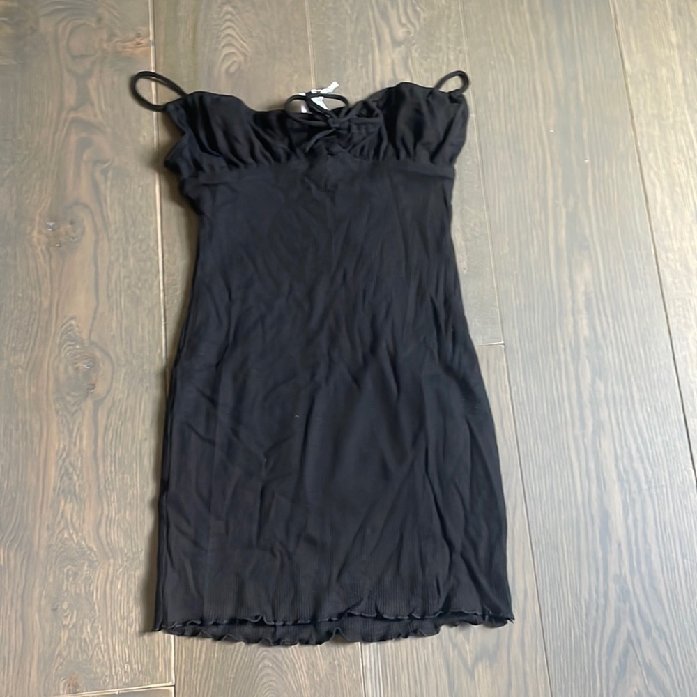 princess Polly "Slow Dancing" Black Mini Dress